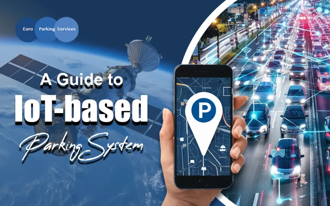 Lots of cars on the road and a satellite in space.