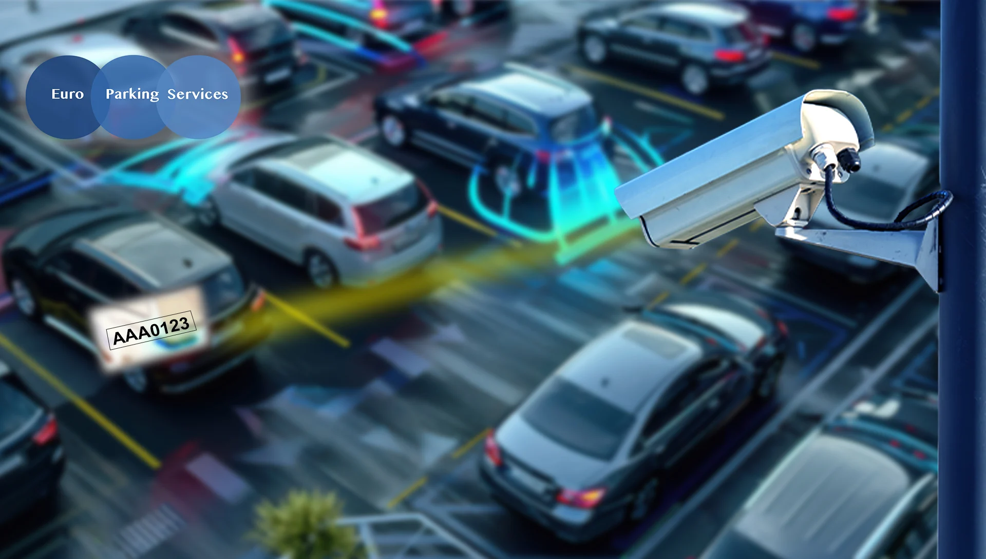 ANPR camera scanning vehicle number plate