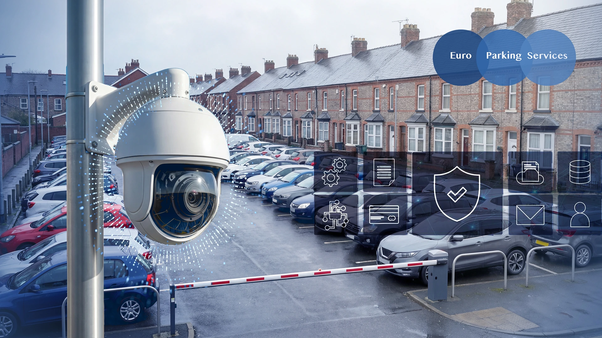 A car park is managed by CCTV Enforcement